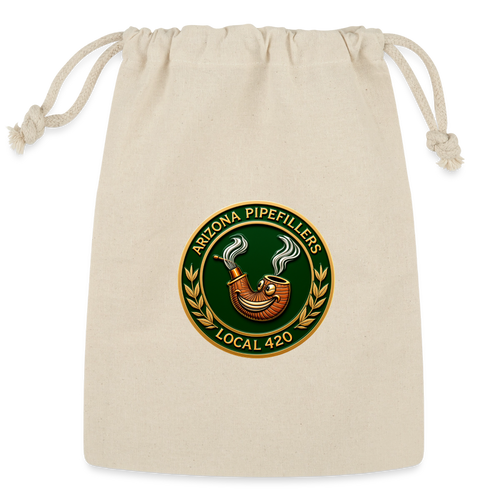 ARIZONIA PIPEFILLERS LOCAL 420 Reusable Gift Bag - Natural