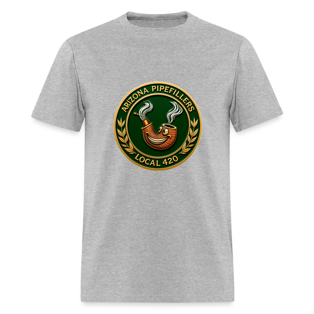 ARIZONIA PIPEFILLERS LOCAL 420 Men's T-Shirt - heather gray