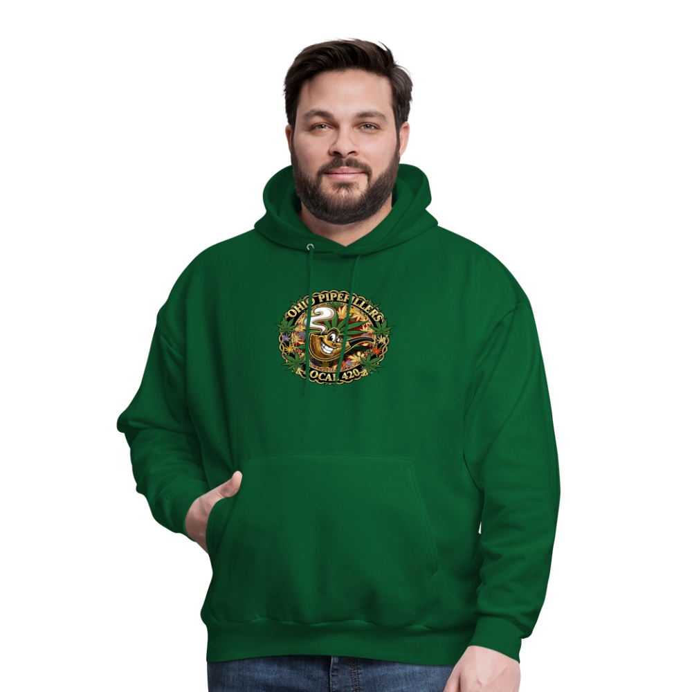 OHIO PIPEFILLERS LOCAL 420 Men's Hoodie - forest green
