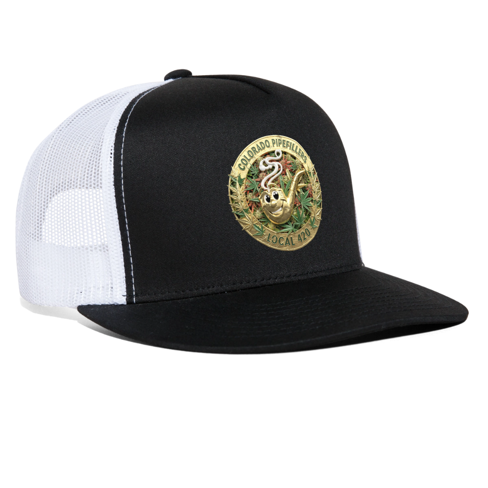 COLORADO PIPEFILLERS LOCAL 420 Trucker Hat - black/white