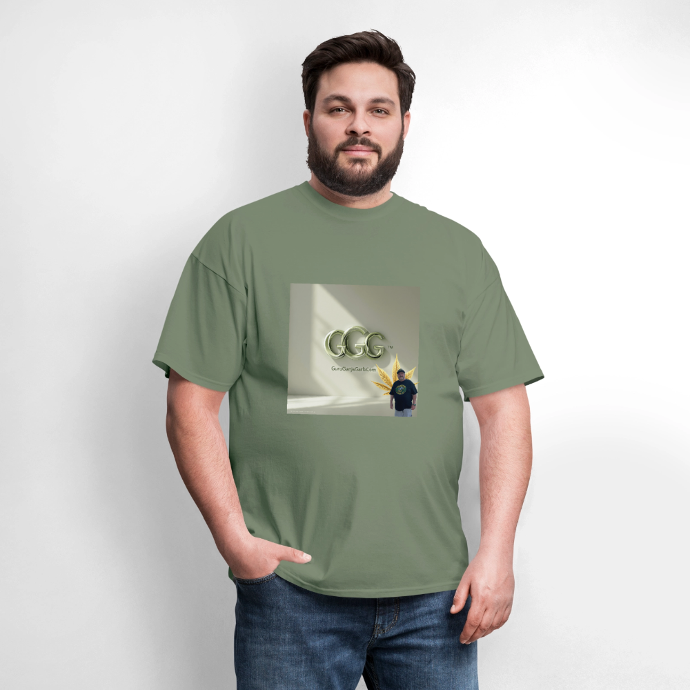 CHRIS GGG LOGO WALL Men's T-Shirt - military green