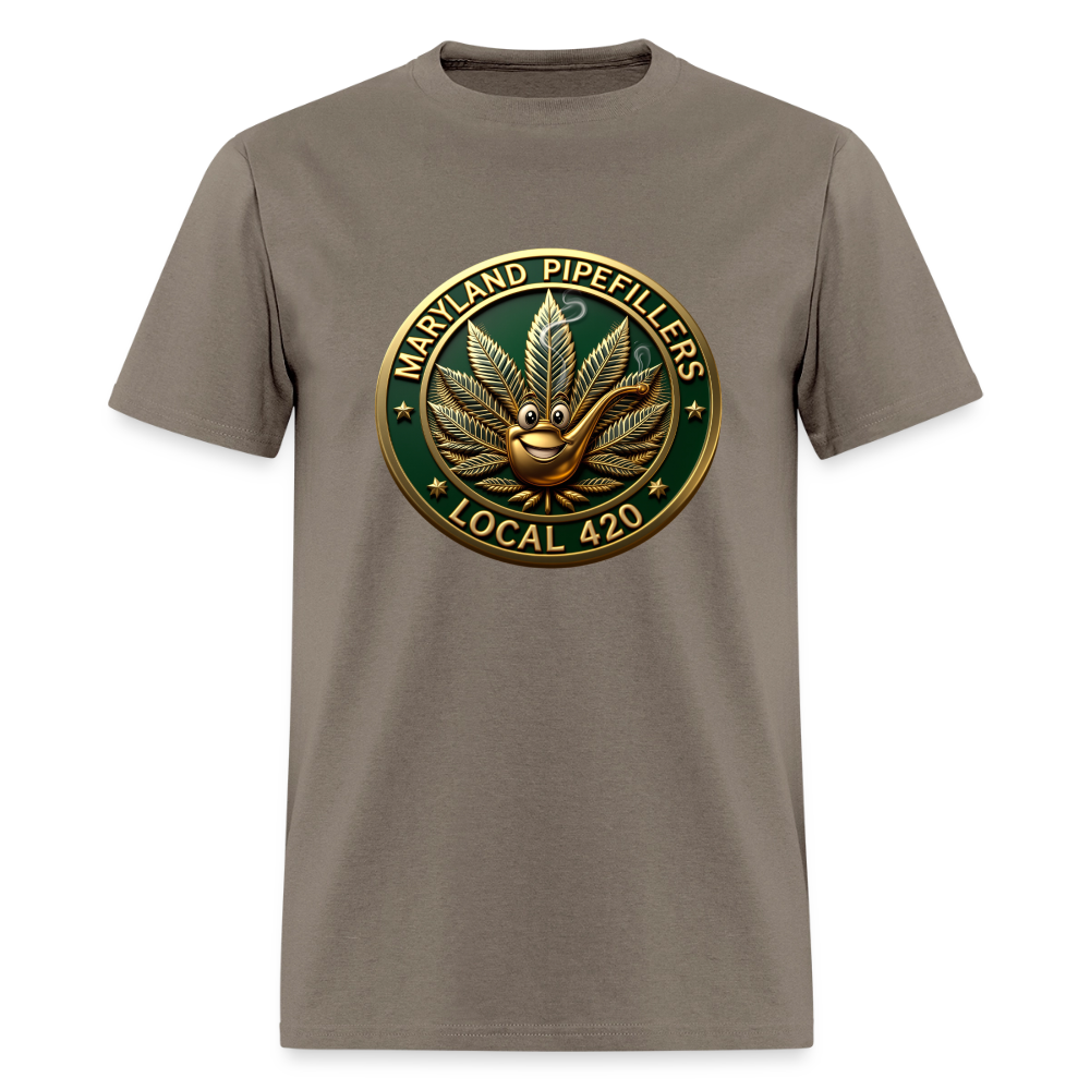 MARYLAND PIPEFILLERS LOCAL 420 Men's T-Shirt - safari