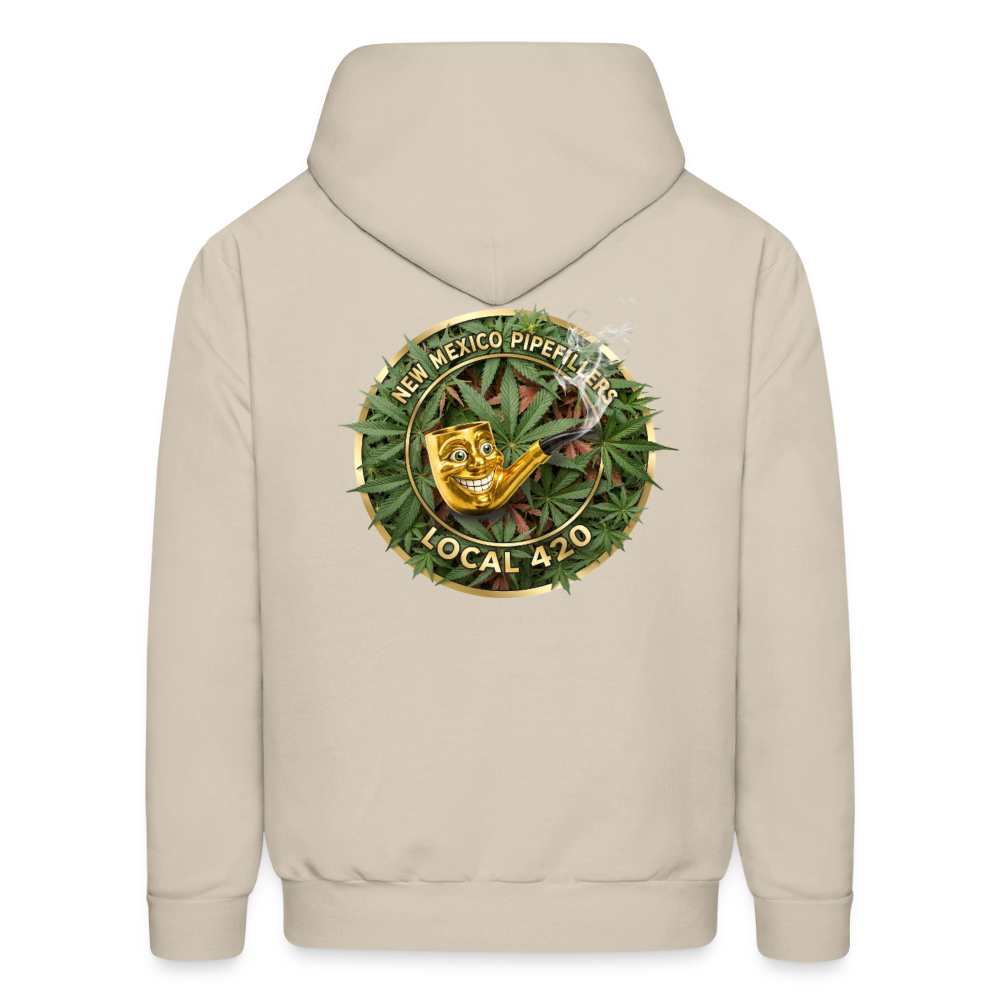 NEW MEXICO PIPEFILLERS LOCAL 420 Men's Hoodie - Sand