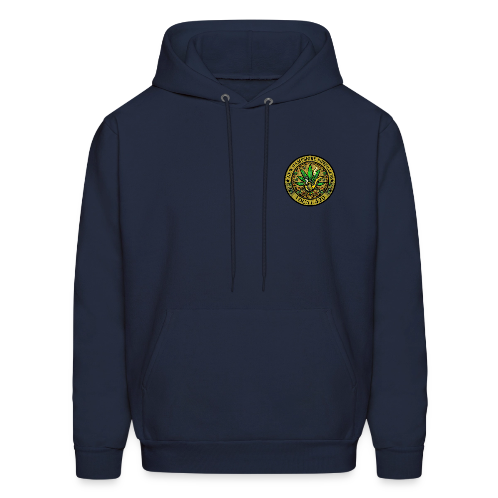 NEW HAMSHIRE PIPEFILLERS LOCAL 420 Men's Hoodie - navy