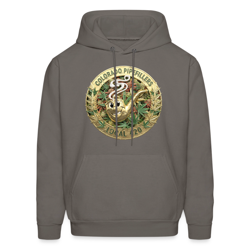 COLORADO PIPEFILLERS LOCAL 420 Men's Hoodie - asphalt gray