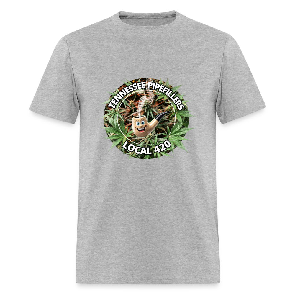 TENNESSEE PIPEFILLERS LOCAL 420 Men's T-Shirt - heather gray