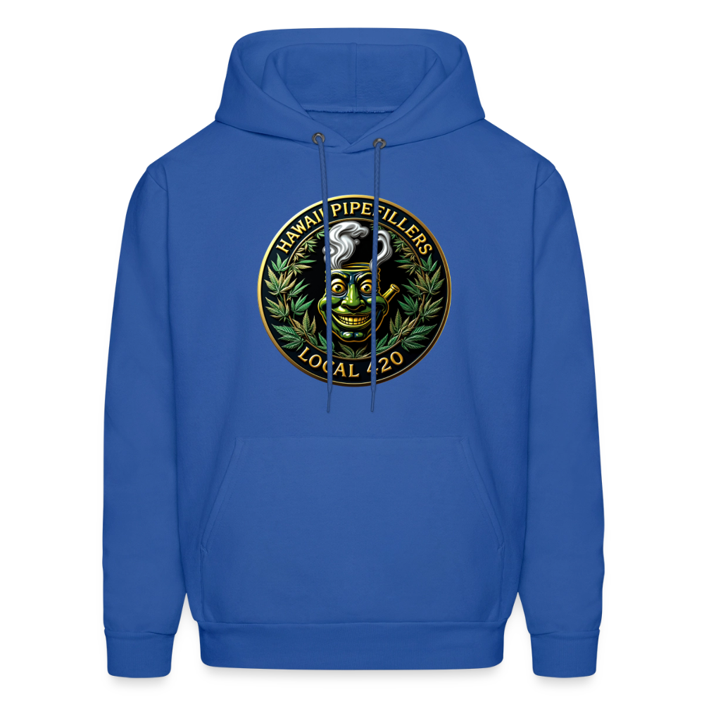 HAWAII PIPEFILLERS LOCAL 420 Men's Hoodie - royal blue