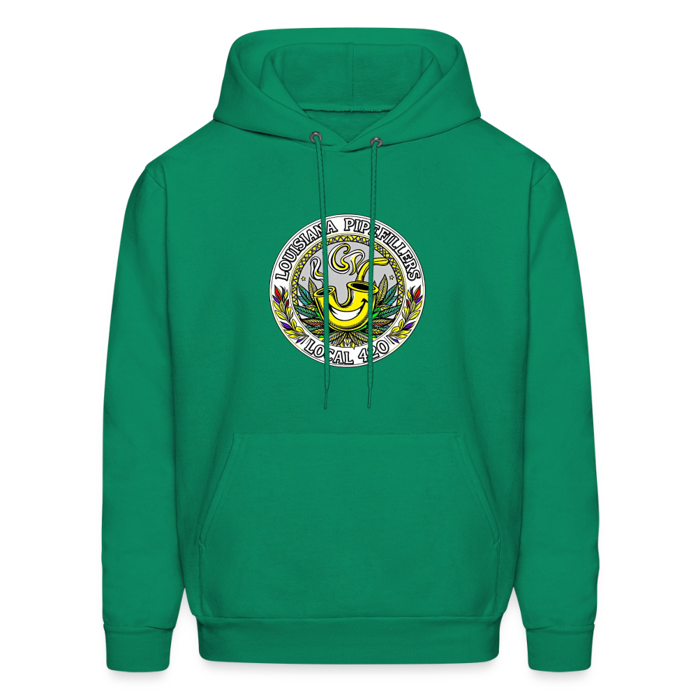 LOUISIANA PIPEFILLERS LOCAL 420 Men's Hoodie - kelly green