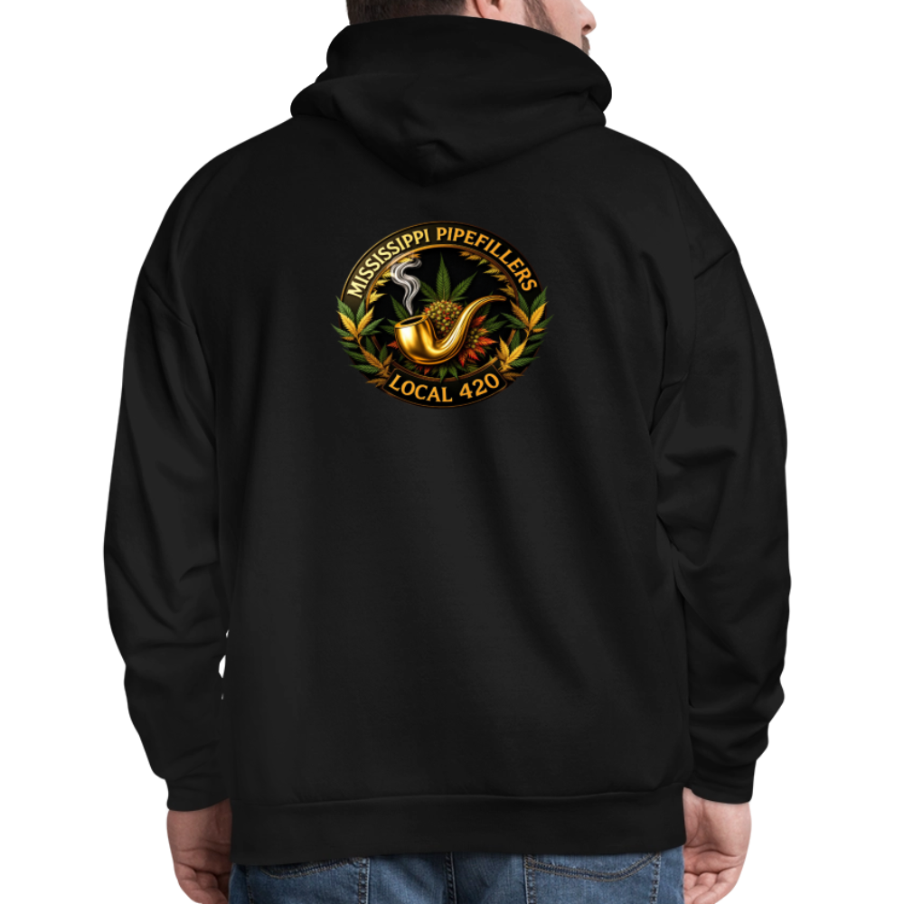 MISSISSIPPI PIPEFILLERS LOCAL 420 Men's Hoodie - black