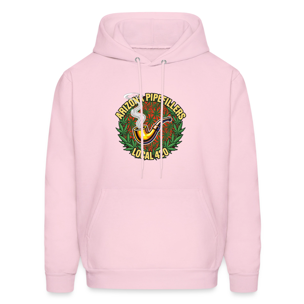 ARIZONA PIPEFILLERS LOCAL 420 F/B DESIGN Men's Hoodie - pale pink