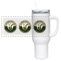 CALIFORNIA PIPEFILLERS UNION LOCAL 420 40 oz Stainless Steel Travel Tumbler - white