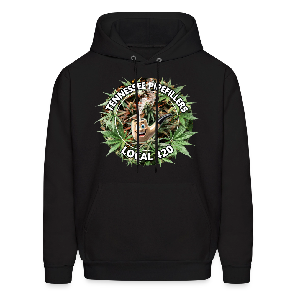 TENNESSEE PIPEFILLERS LOCAL 420 Men's  Hoodie - black
