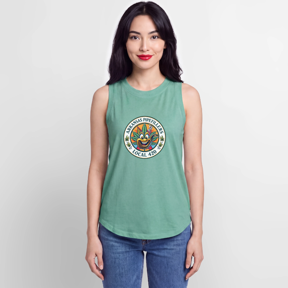 ARKANSAS PIPEFILLERS LOCAL 420 Women's Relaxed Tank Top - saltwater