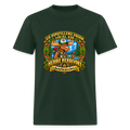 US PIPEFILLERS UNION LOCAL 420 RRO, "HERBIE HERBIVORE TM" Soft Cotton Tee - forest green
