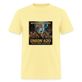 NEW ENGLAND PIPEFILLERS UNION 420 Men's T-Shirt - cornsilk