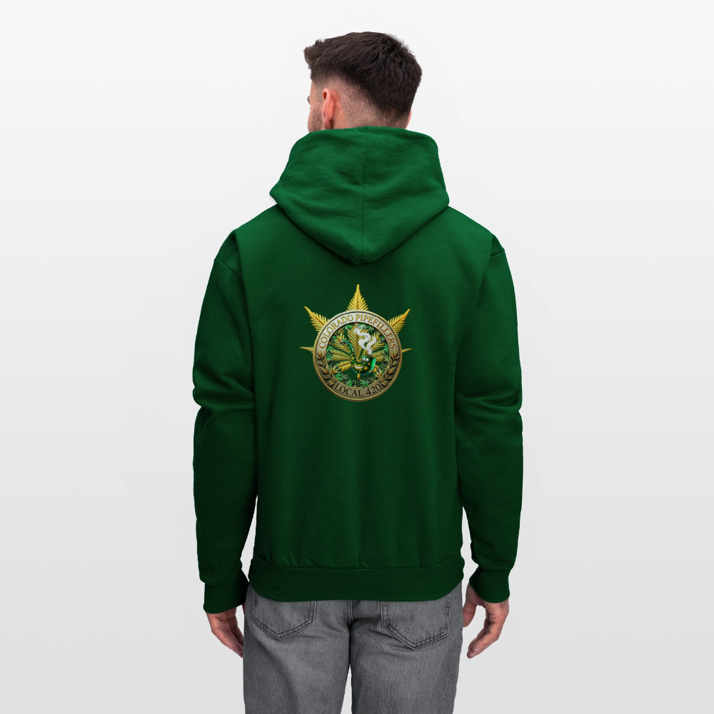 COLORADO PIPEFILLERS LOCAL 420 Men's Hoodie - forest green