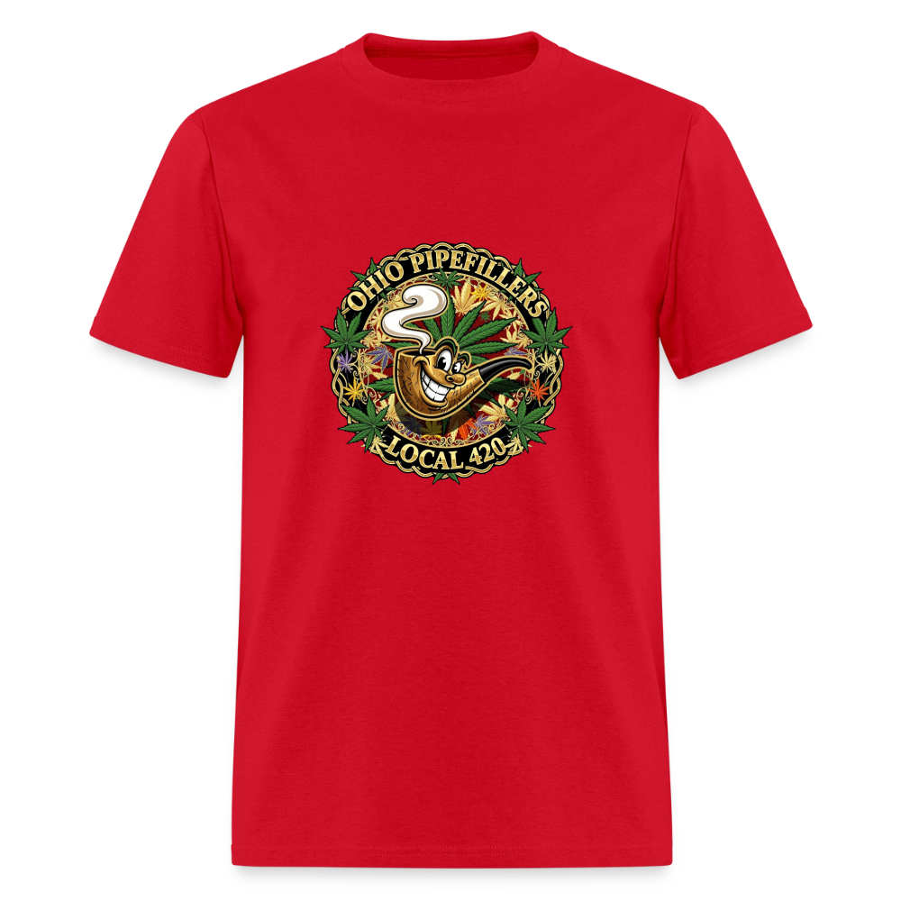 OHIO PIPEFILLERS LOCAL 420 Men's T-Shirt - red