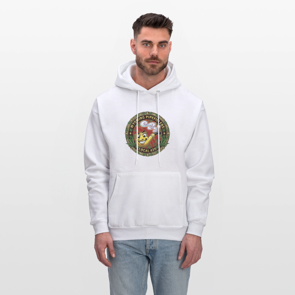 WYOMING PIPEFILLERS LOCAL 420 F/B DESIGN Men's Hoodie - white