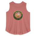 KANSAS PIPEFILLERS LOCAL 420 F/B DESIGNS Women's Curvy Relaxed Tank Top - mauve