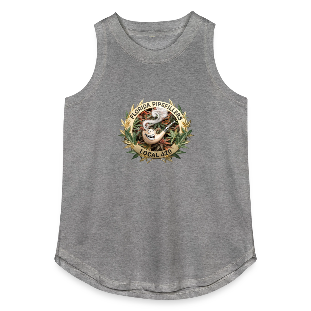 FLORIDA PIPEFILLERS LOCAL 420 Women's Relaxed Tank Top - granite heather 