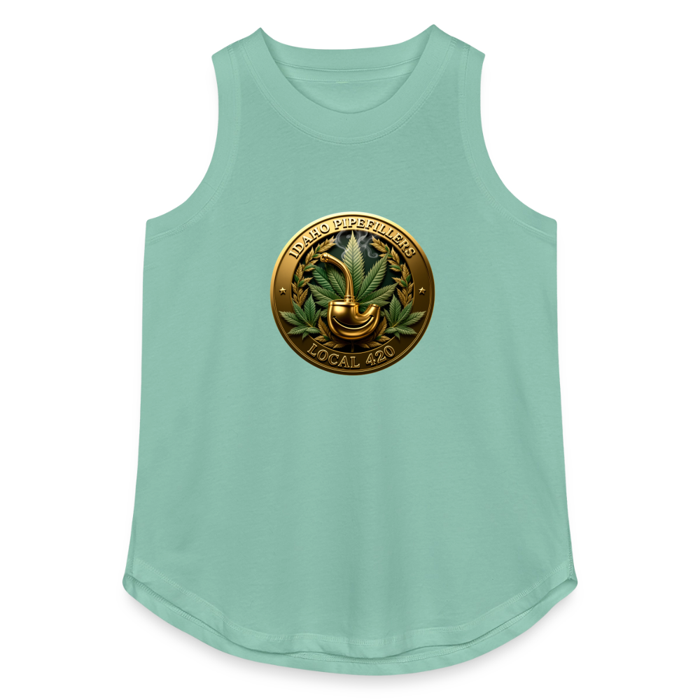 IDAHO PIPEFILLERS LOCAL 420 Women's Relaxed Tank Top - saltwater