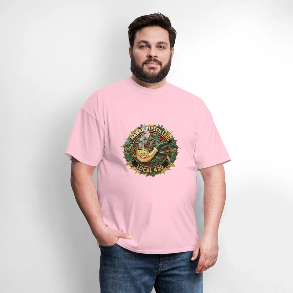 HAWAII PIPEFILLERS LOCAL 420 Men's T-Shirt - pink
