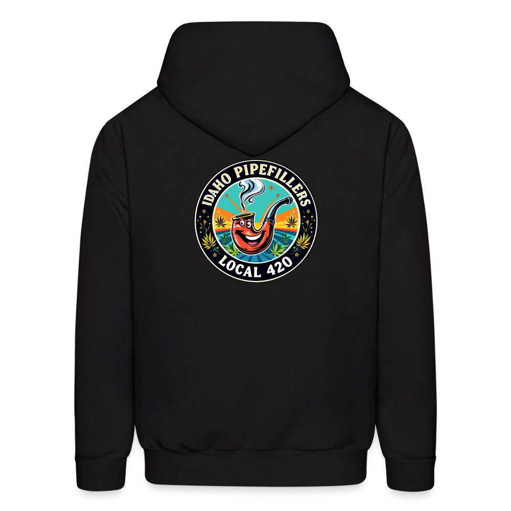 IDAHO PIPEFILLERS LOCAL 420 F/B DESIGN Men's Hoodie - black