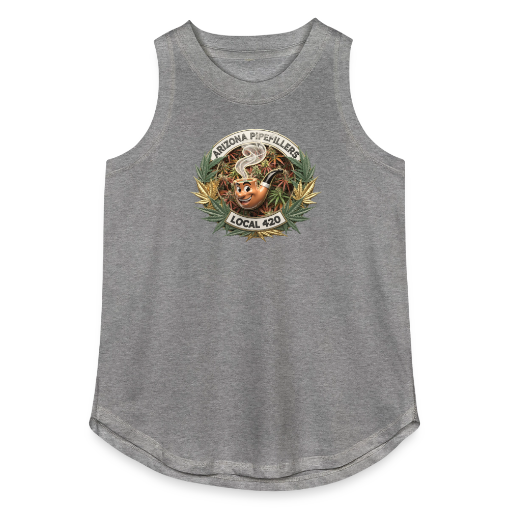 ARIZONA PIPEFILLERS LOCAL 420 Women's Relaxed Tank Top - granite heather 