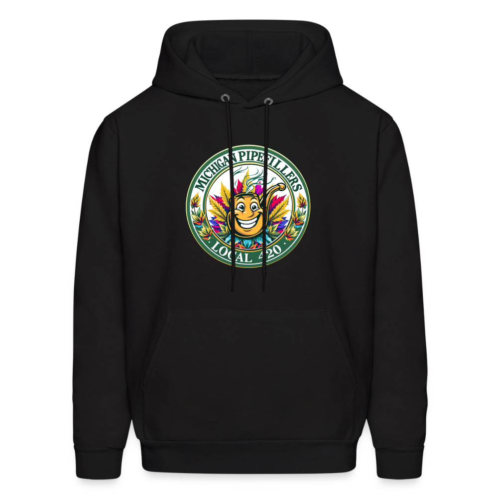 MICHIGAN PIPEFILLERS LOCAL 420 Men's Hoodie - black