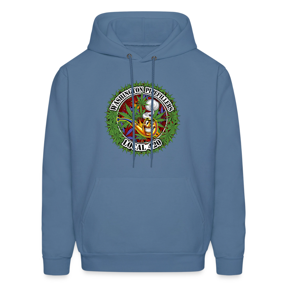 WASHINGTON PIPEFILLERS LOCAL 420 Men's Hoodie - denim blue