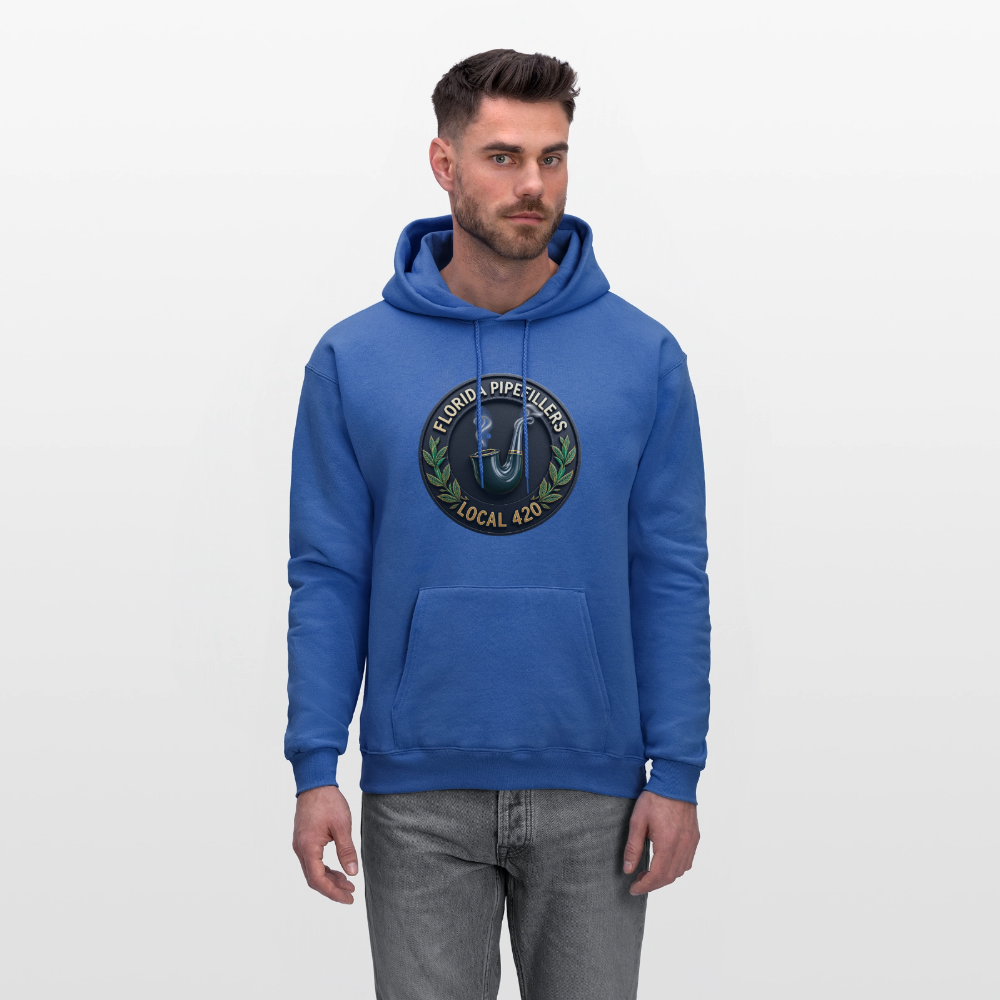 FLORIDA PIPEFILLERS LOCAL 420 F/B DESIGN Men's Hoodie - royal blue