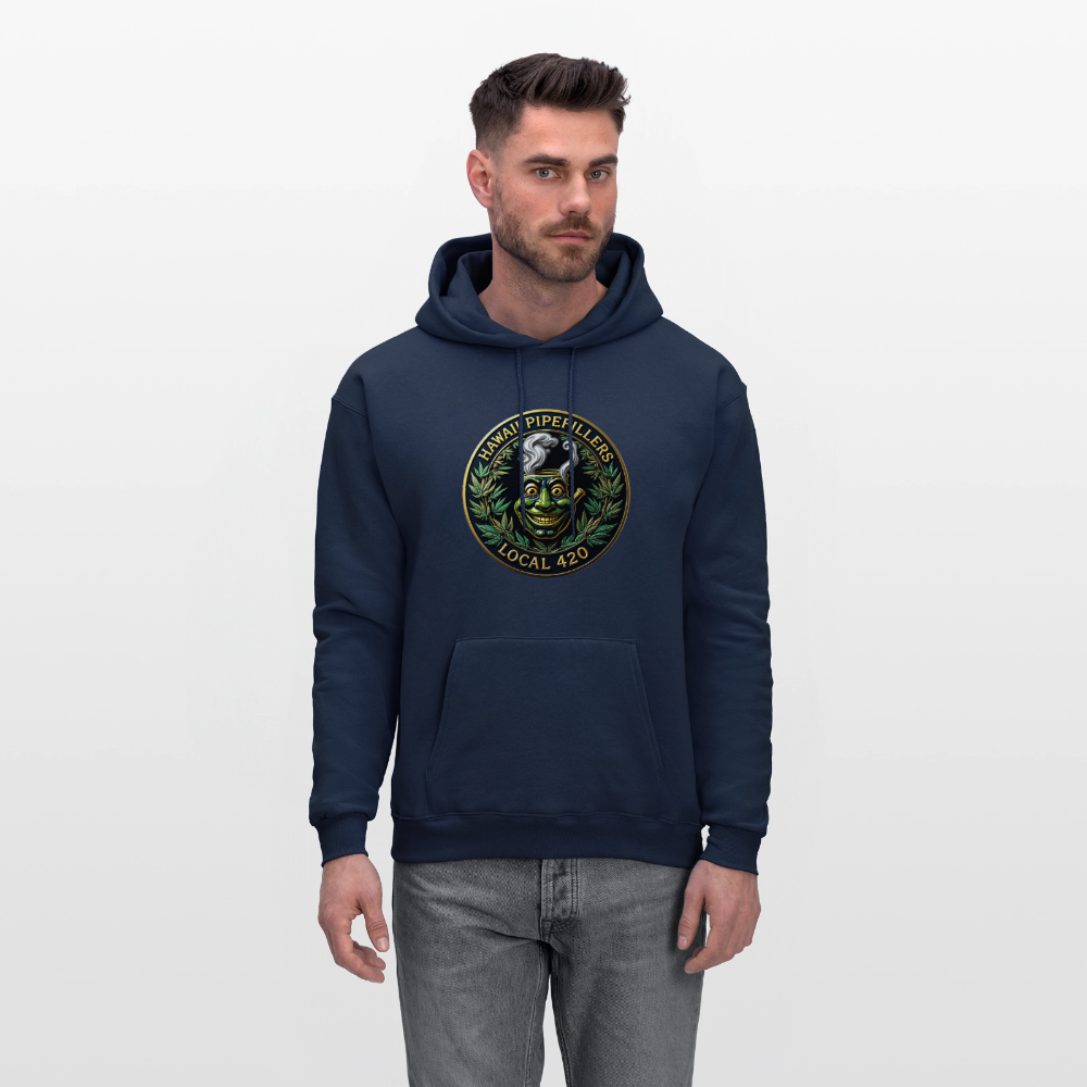 HAWAII PIPEFILLERS LOCAL 420 Men's Hoodie - navy