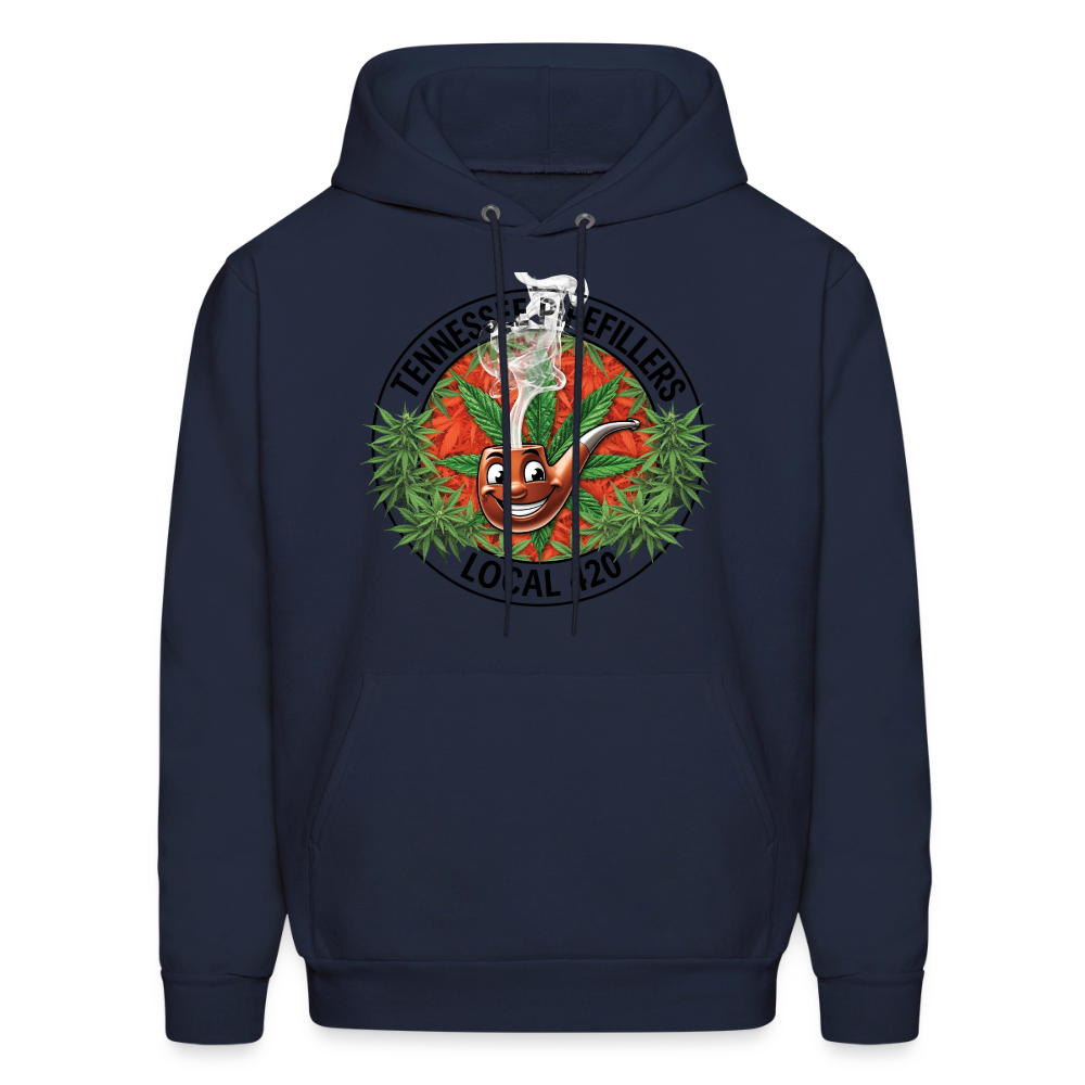 TENNESSEE PIPEFILLERS LOCAL 420 Men's Hoodie - navy