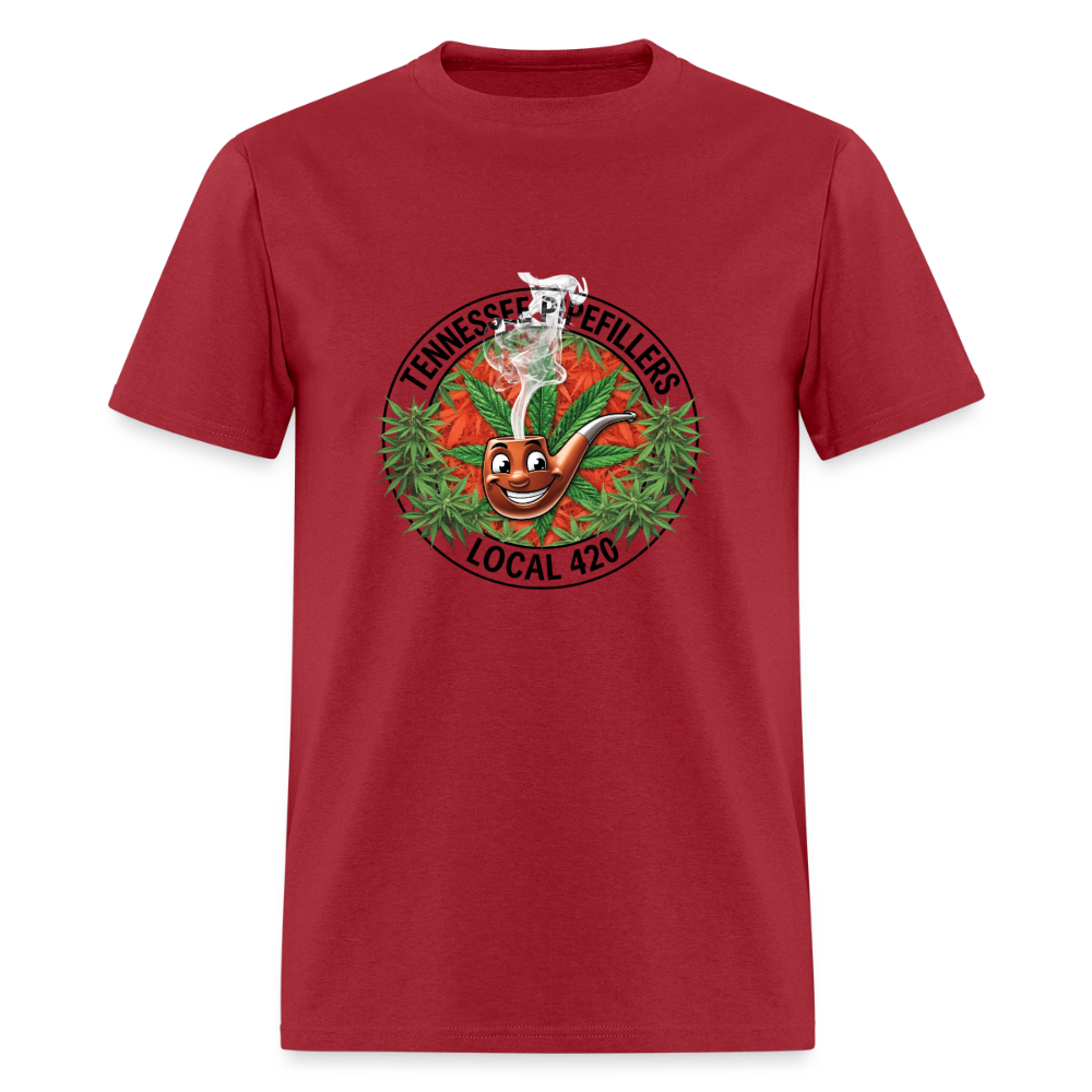 TENNESSEE PIPEFILLERS LOCAL 420 Men's T-Shirt - true red