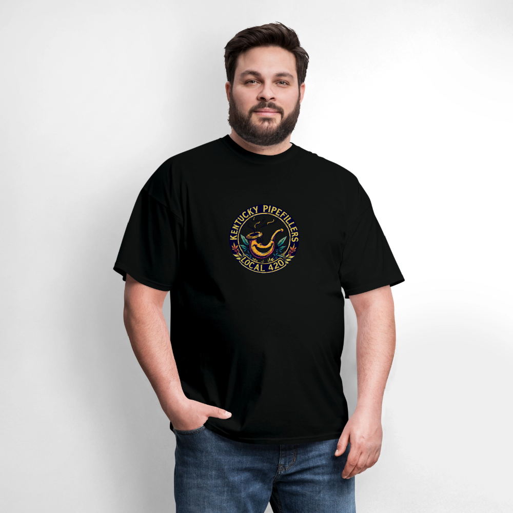 KENTUCKY PIPEFILLERS LOCAL 420 Men's T-Shirt - black