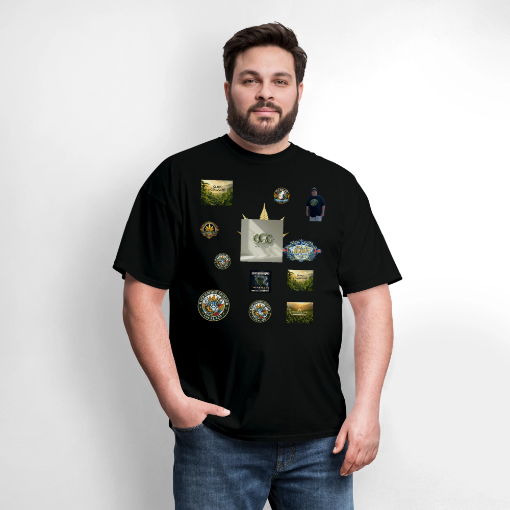 GGG LOGO SHIRT SAMPLES Men's T-Shirt | GILDAN 5000 - black