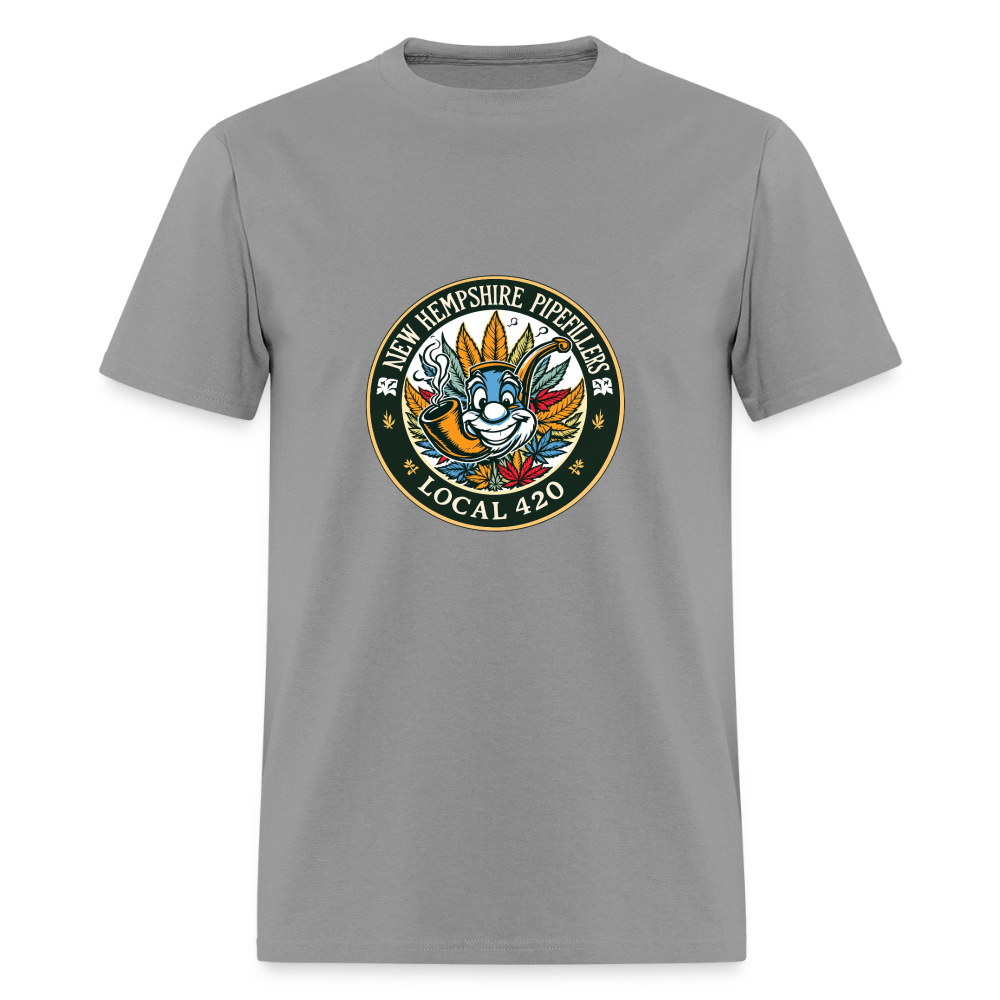 NEW HEMPSHIRE PIPEFILLERS LOCAL 420 Men's T-Shirt - rock