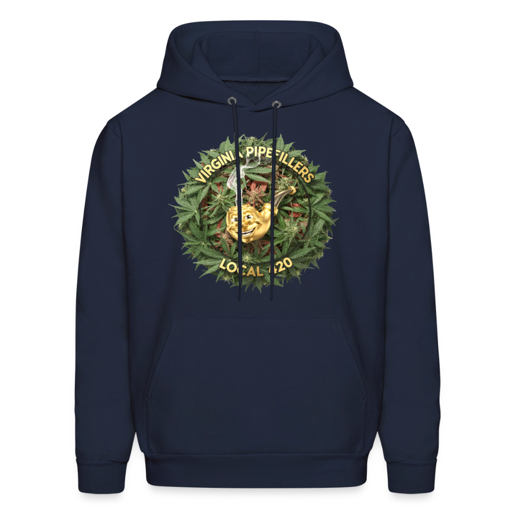 VIRGINIA PIPEFILLERS LOCAL 420 F/B DESIGN Men's  Hoodie - navy