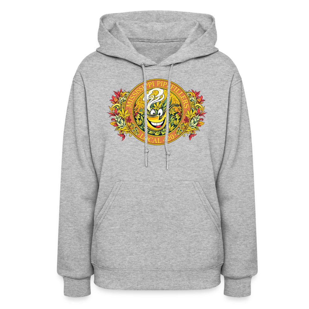 MISSISSIPPI PIPEFILLERS LOCAL 420 F/B DESIGNS Hoodie Women's Hoodie - heather gray
