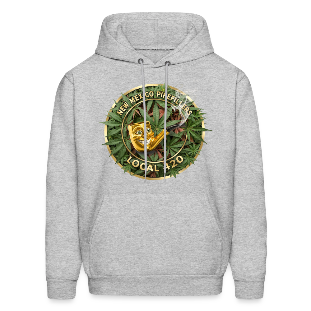 NEW MEXICO PIPEFILLERS LOCAL 420 Men's Hoodie - heather gray