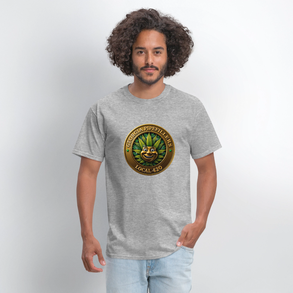 GEORGIA PIPEFILLERS LOCAL 420 Men's T-Shirt - heather gray