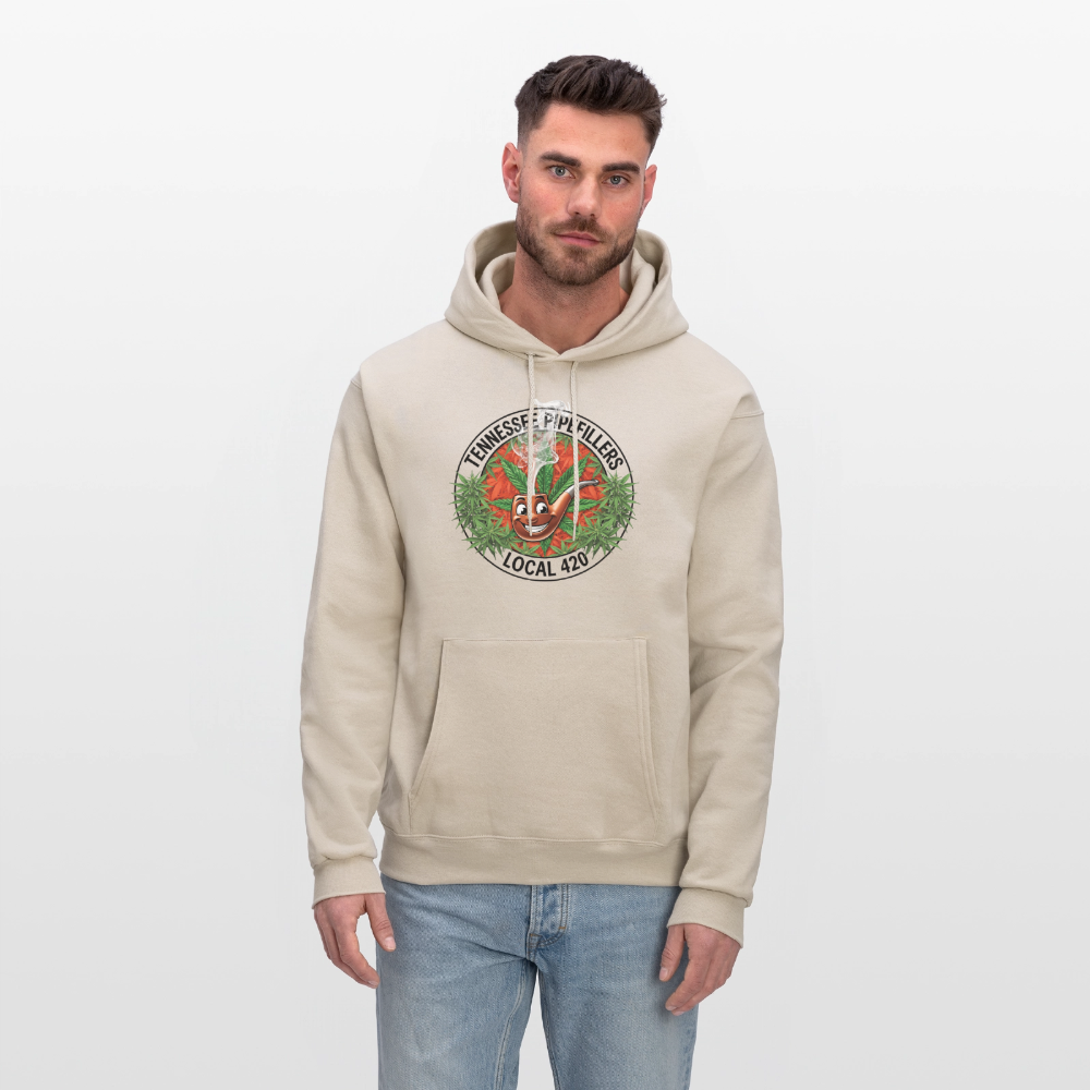 TENNESSEE PIPEFILLERS LOCAL 420 Men's Hoodie - Sand