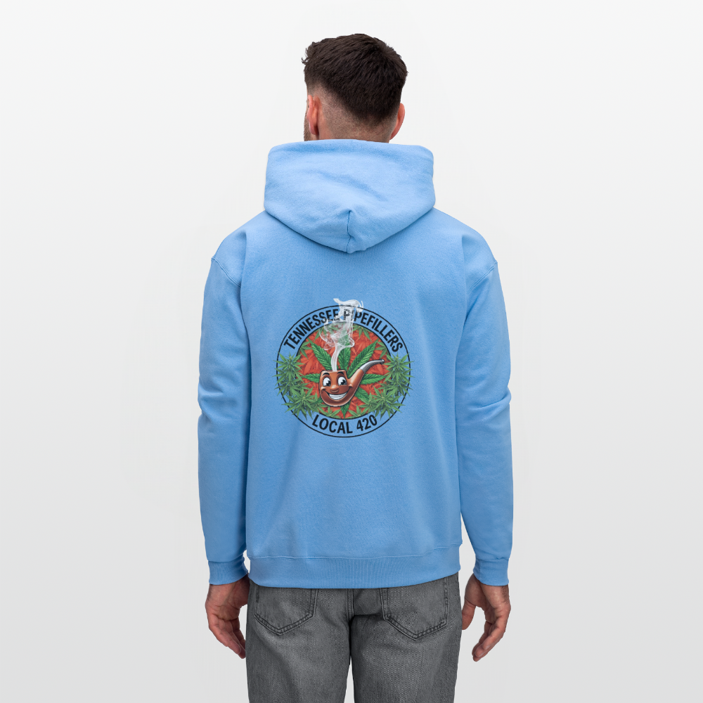 TENNESSEE PIPEFILLERS LOCAL 420 Men's Hoodie - carolina blue
