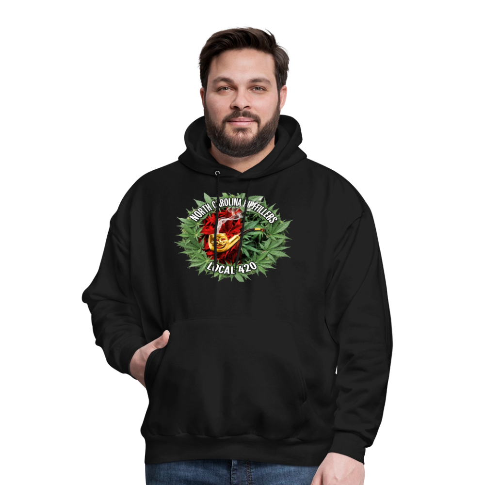 NORTH CAROLINA  PIPEFILLERS LOCAL 420 Men's Hoodie - black