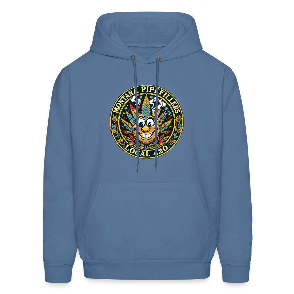 MONTANA PIPEFILLERS LOCAL 420 F/B DESIGN Men's Hoodie - denim blue