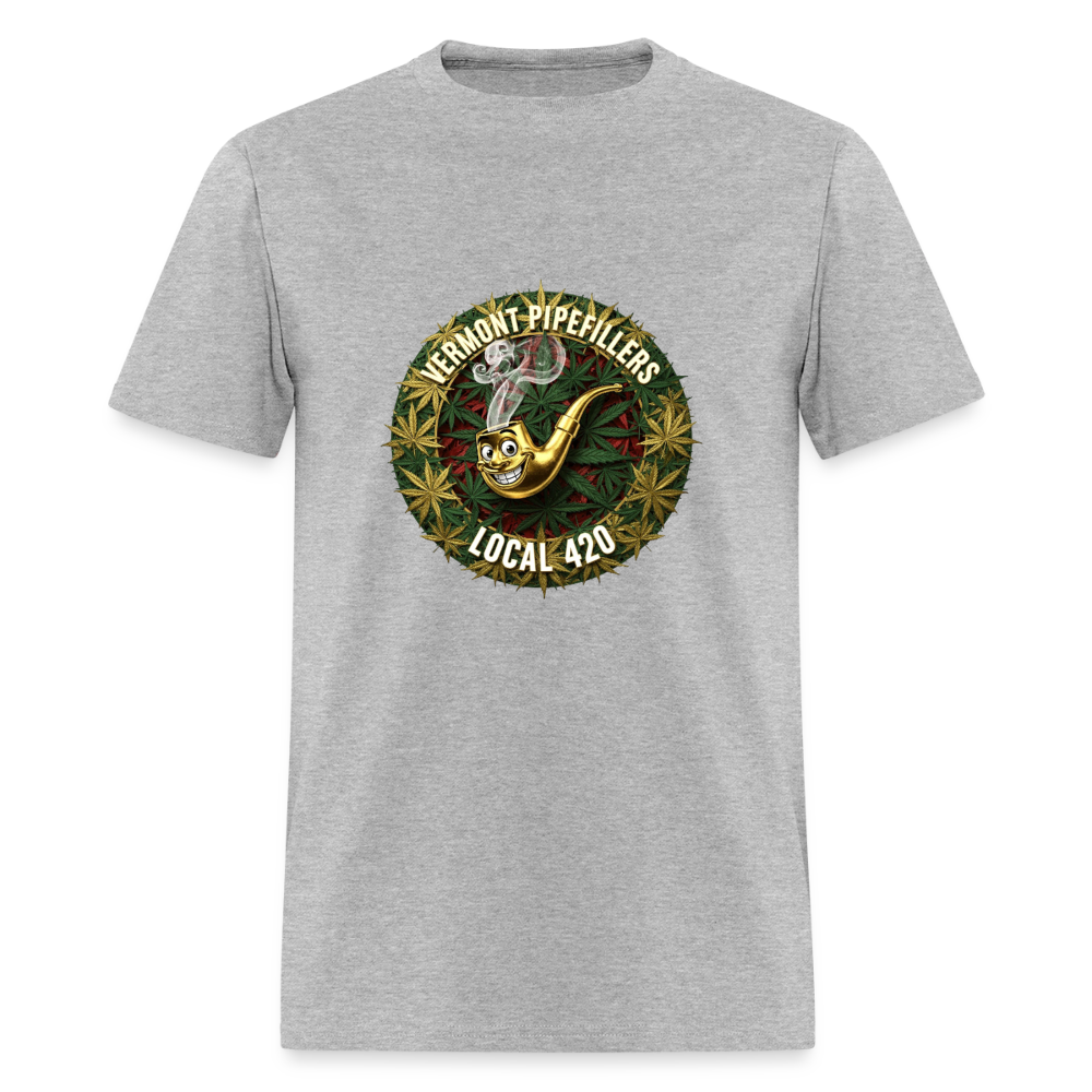 VERMONT PIPEFILLERS LOCAL 420 Men's T-Shirt - heather gray