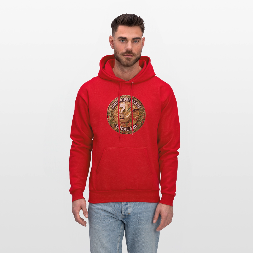 OHIO PIPEFILLERS LOCAL 420  Men's Hoodie - red