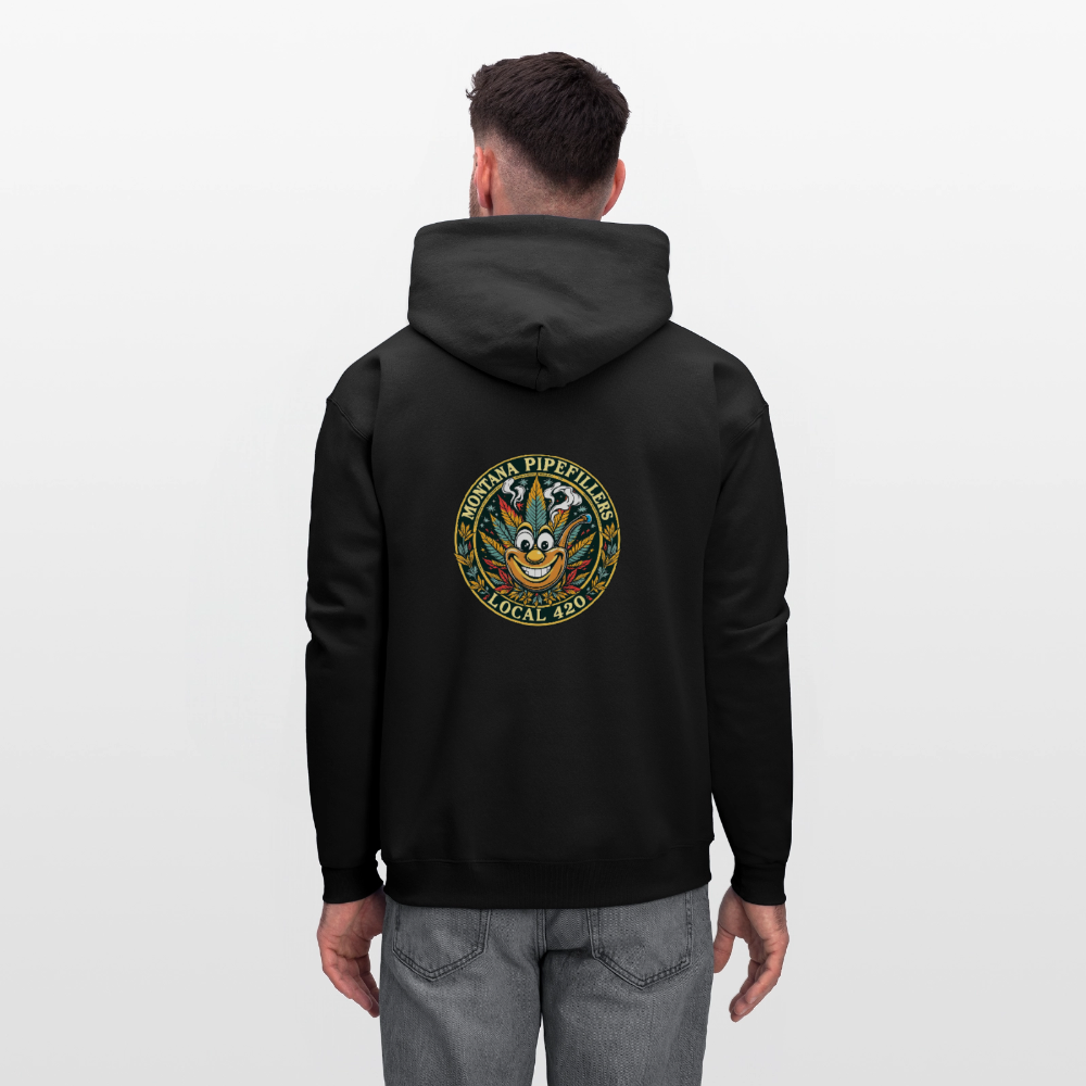 MONTANA PIPEFILLERS LOCAL 420 F/B DESIGN Men's Hoodie - black