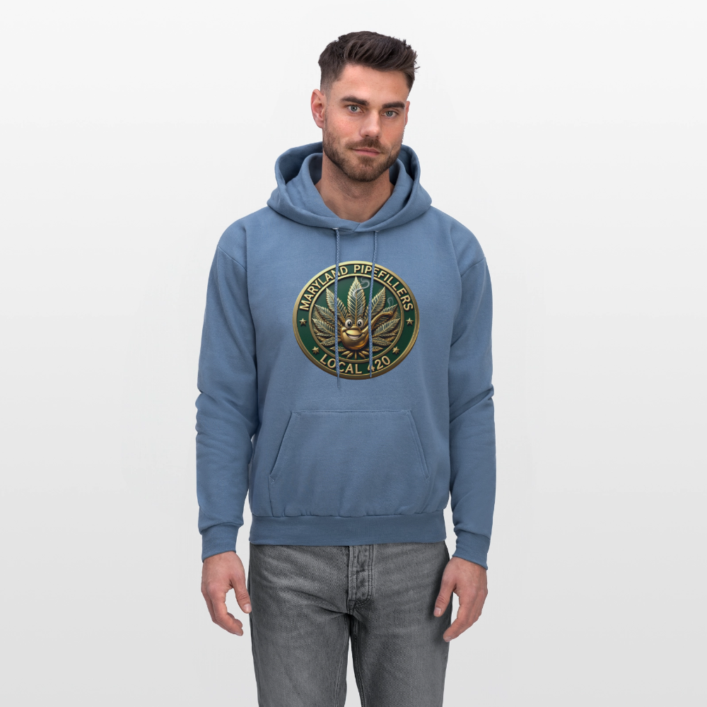 MARYLAND PIPEFILLERS LOCAL 420 Men's Hoodie - denim blue