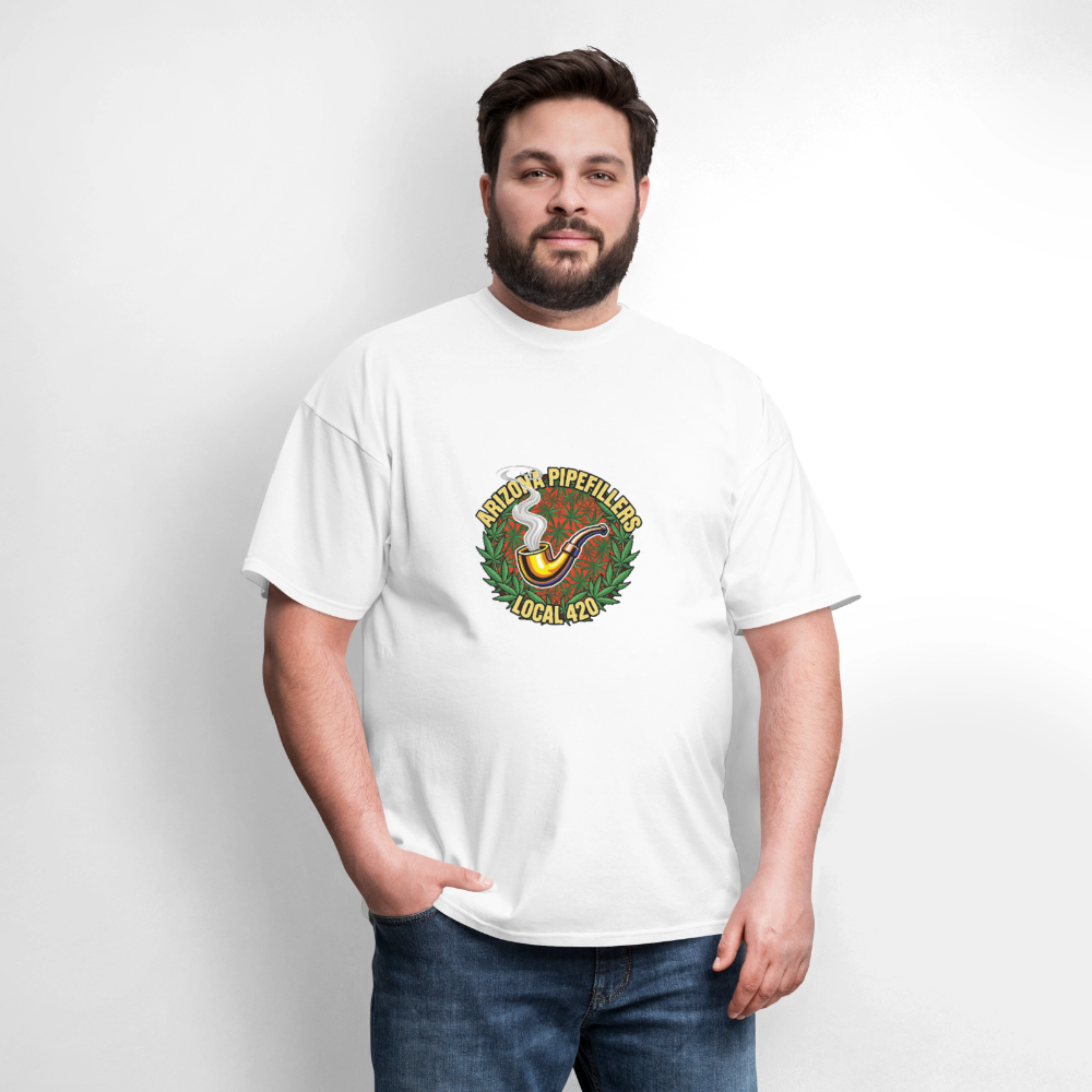 ARIZONA PIPEFILLERS LOCAL 420 MEN'S T-Shirt - white